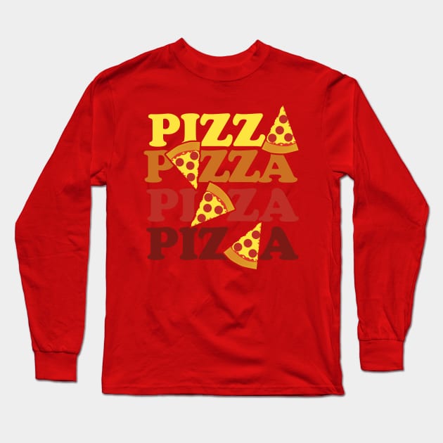 Pizza Forever Long Sleeve T-Shirt by bubbsnugg